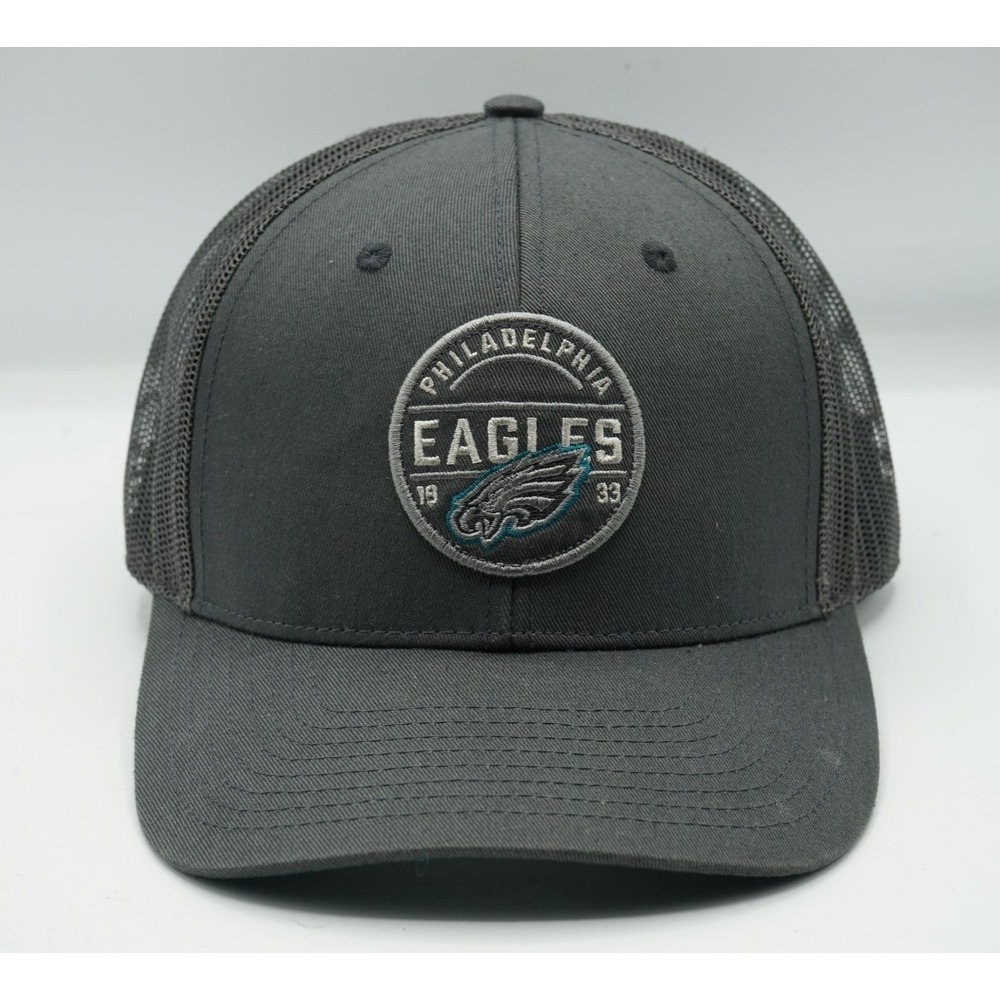 PHILADELPHIA EAGLES HAT MESH TRUCKER NFL FOOTBALL TEAM CAP ~ GRAY